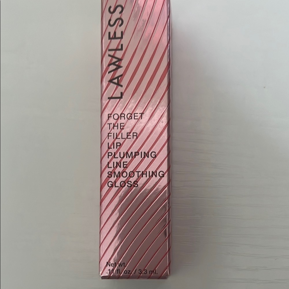 LAWLESS Forget The Filler Lip Plumping Gloss - Pink